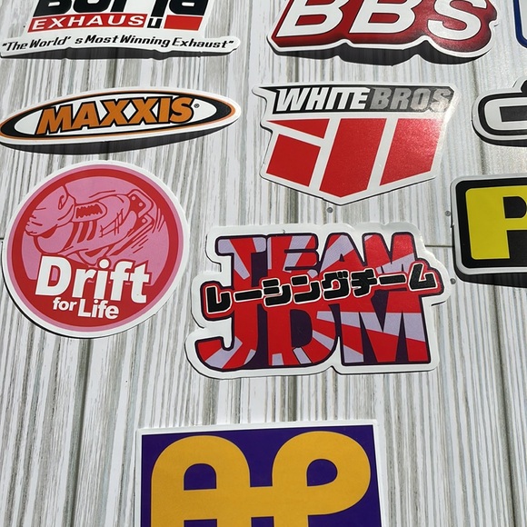 🆕🚗 Racing Mechanic Garage Toolbox Waterproof Stickers 10 Piece - LOT #3 - Picture 4 of 5